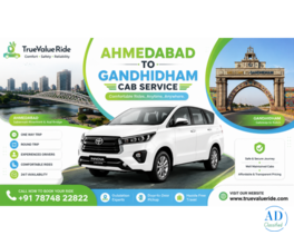 True Value Ride - Hire Ahmedabad to Gandhidham Cab Service