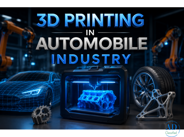 3D Printing in Automobile Industry – Fast, Cost-Effective & Advanced Manufacturing Solutions