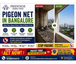 Trusted Pigeon Net in Bangalore by Prestige Safety Nets