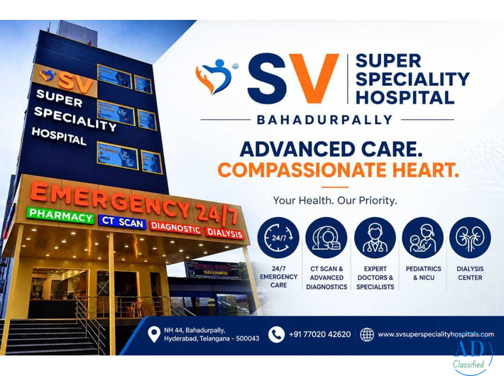 Comprehensive Multi-Speciality Medical Care at SV Super Speciality Hospital