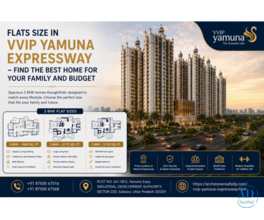 Flats Size in VVIP Yamuna Expressway – Find the Best Home for Your Family and Budget