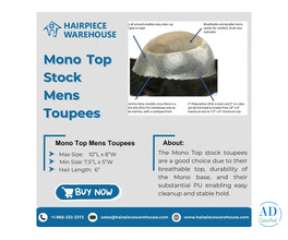 Toupee for Men That Looks Natural by Hairpiece Warehouse