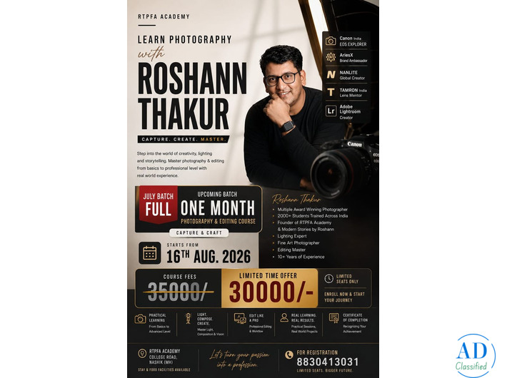 Best photographer In Nashik| RTPFA Call Now