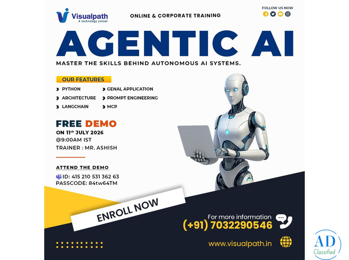 Agentic AI Online Training | Free Demo Enroll Now