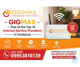GIGMAX – One of the Top 10 Internet Service Providers in Faridabad