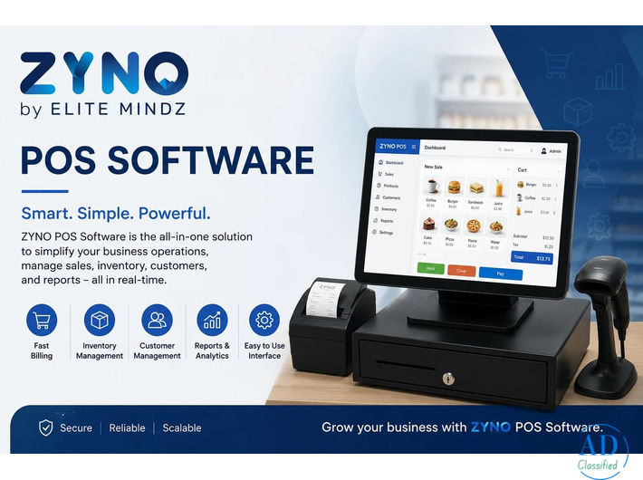 Best POS Software for Retail Business | Cloud-Based Billing Solution – ZYNO POS