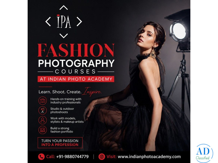 fashion photography courses in Bangalore
