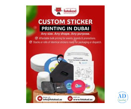 Custom Sticker Printing Services in Sharjah
