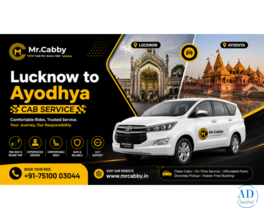 Book Lucknow to Ayodhya Cab Service - Mr. Cabby
