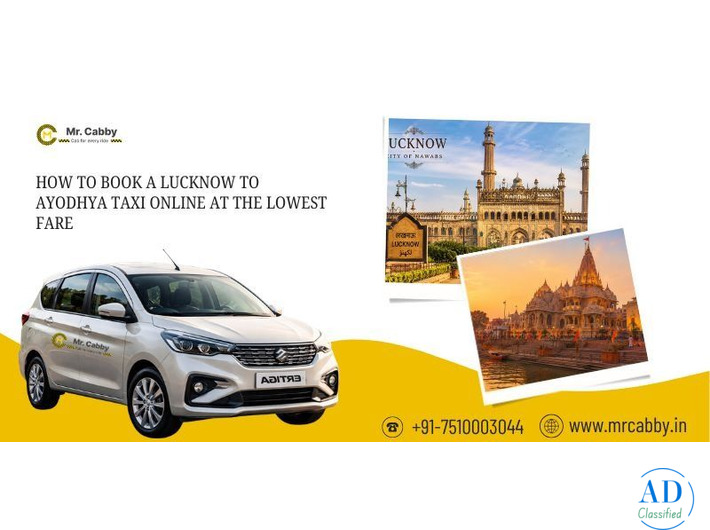 Lucknow to Ayodhya Taxi Service – One Way & Round Trip Cab Booking