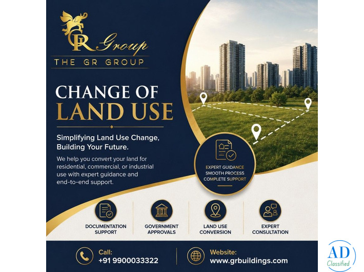 Change of land use in Bangalore