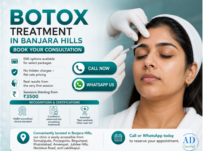 Professional Botox Hair Treatment in Banjara Hills, Hyderabad