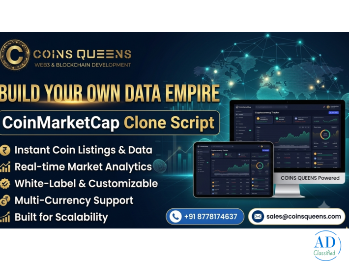 Next-Gen CoinMarketCap Clone Script for Startups