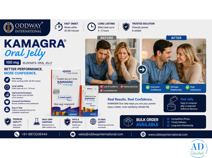Wholesale Kamagra Oral Jelly Suppliers USA | Oddway International