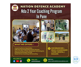 Admissions Open for NDA 2 Year Coaching Program in Pune