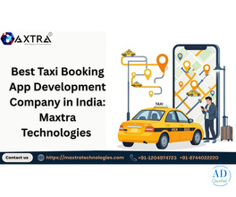 Custom Taxi Booking App development with Maxtra Technologies