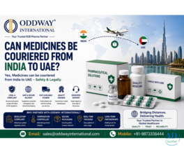 Can Medicines Be Couriered from India to UAE? Safe Shipping Guide – Oddway International
