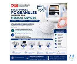 FDA Approved PC Granules Supplier for Medical Devices | Kapoor Sales Corporation