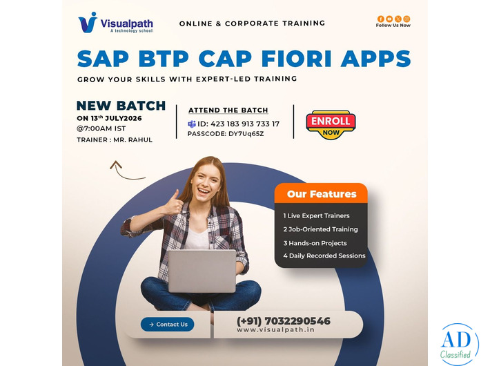 SAP BTP CAP Fiori Apps New Batch Enrollment Open