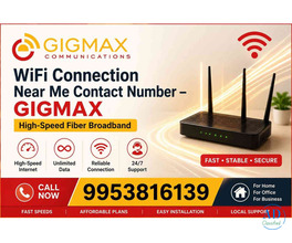 WiFi Connection Near Me Contact Number GIGMAX HighSpeed Fiber Broadband