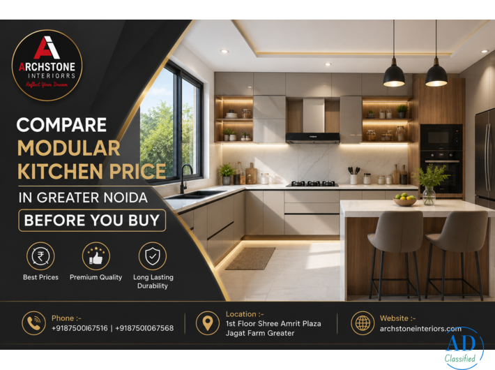 Compare Modular Kitchen Price in Greater Noida Before You Buy