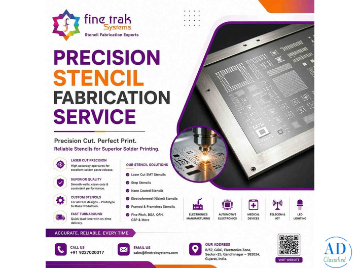 Custom SMT Stencil Manufacturer - Fast Delivery across India