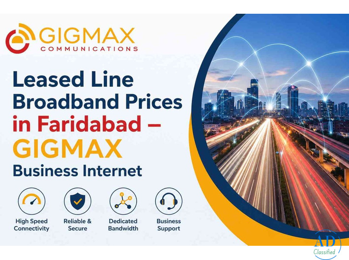 Leased Line Broadband Prices in Faridabad – GIGMAX Business Internet
