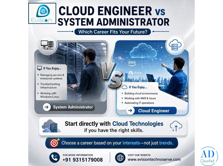 Cloud Engineer vs System Administrator — Which Career Fits Your Future?