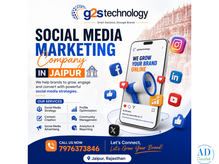 Best Social Media Marketing Company in Jaipur – Grow Your Brand Online