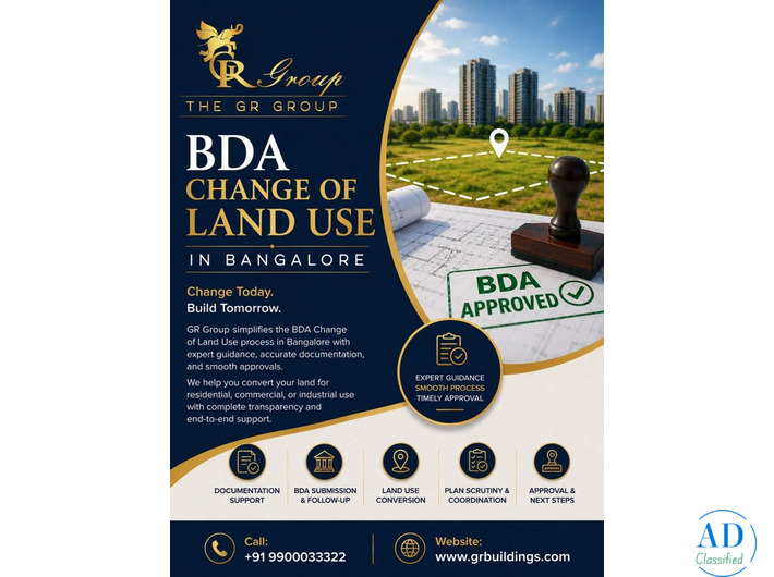 BDA change of land use in Bangalore