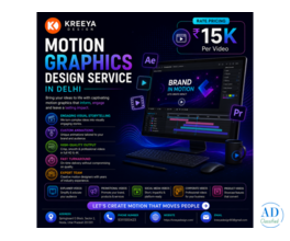 Motion Graphics Design Service in Delhi | Kreeya Design