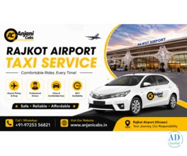 Book Online Rajkot Airport Taxi Service - Anjani Cabs