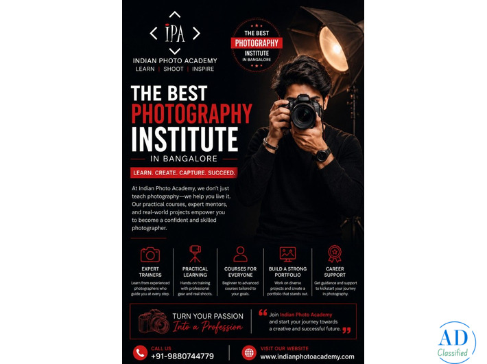 best photography institute in Bangalore