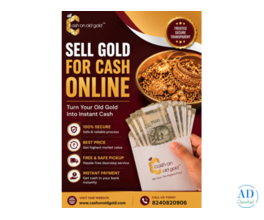 Sell Gold For Cash Online at the Best Price