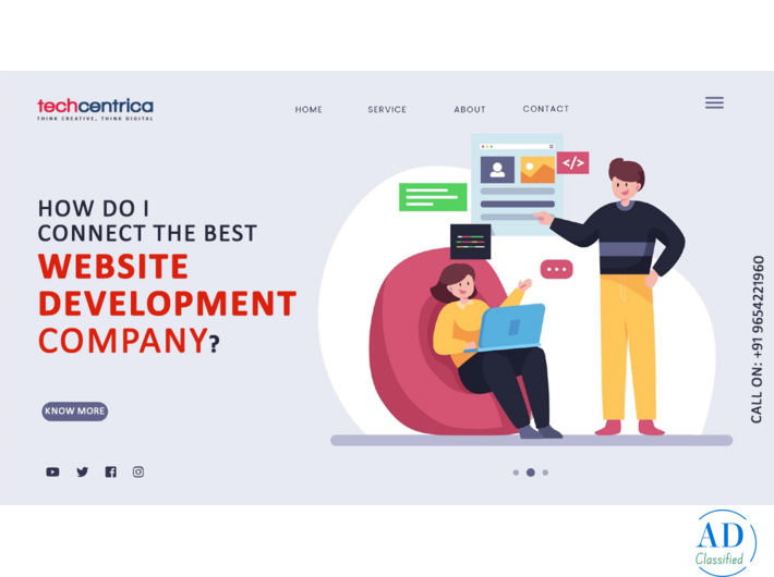 How do I connect with the best website development Company in Noida?