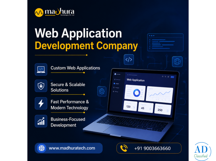 Madhura Technologies – Top-Rated Web Application Development Company in Coimbatore