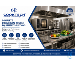 Commercial Kitchen Equipment Manufacturer in Delhi, India | Cooktech Kitchen Industry