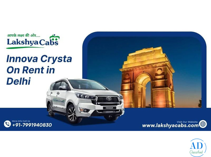 Innova Crysta On Rent in Delhi for Corporate Trips