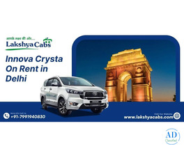 Innova Crysta On Rent in Delhi for Corporate Trips