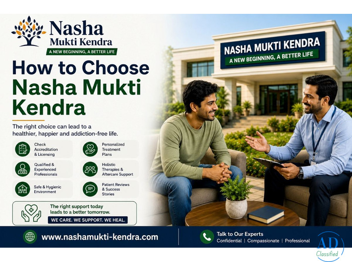 How to Choose Nasha Mukti Kendra | Key Factors to Consider