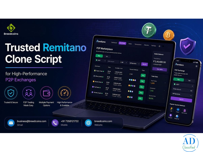 Trusted Remitano Clone Script for High-Performance P2P Exchanges