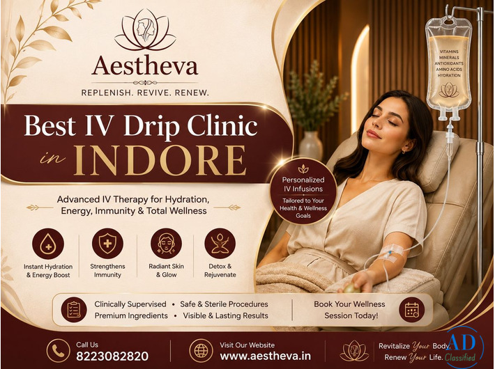 Best IV Drip Clinic in Indore - Aestheva