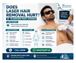 Does Laser Hair Removal Hurt? What to Expect at Our Andheri West Clinic