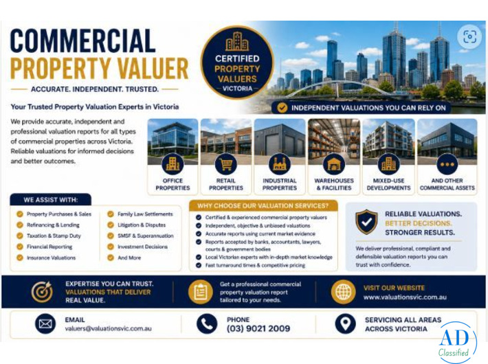 Commercial Property Valuer – Accurate & Independent Valuation Services