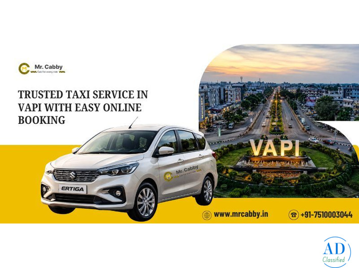 Taxi Service in Vapi: Affordable Cabs for Local and Outstation Trips