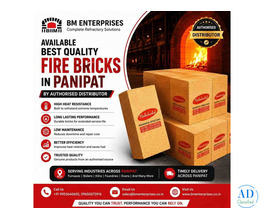 Available Best Quality Fire Bricks in Panipat by Authorised Distributor