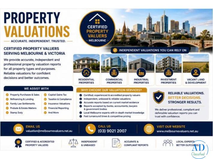 Property Valuations – Accurate, Independent & Certified Services
