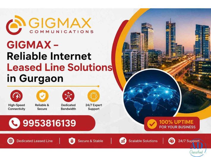 Leased Line Service in Gurgaon – GIGMAX Business Internet Solutions