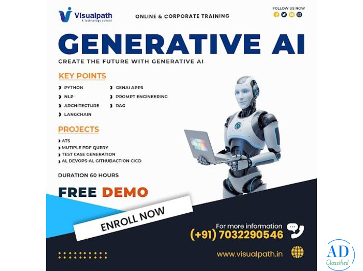 Best Generative AI Training in India with Practical Work