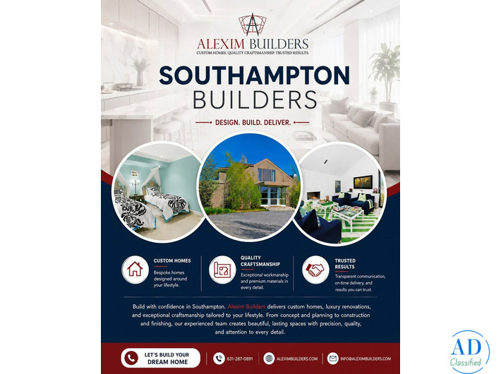 Home building contractor southampton - Alexim Builders